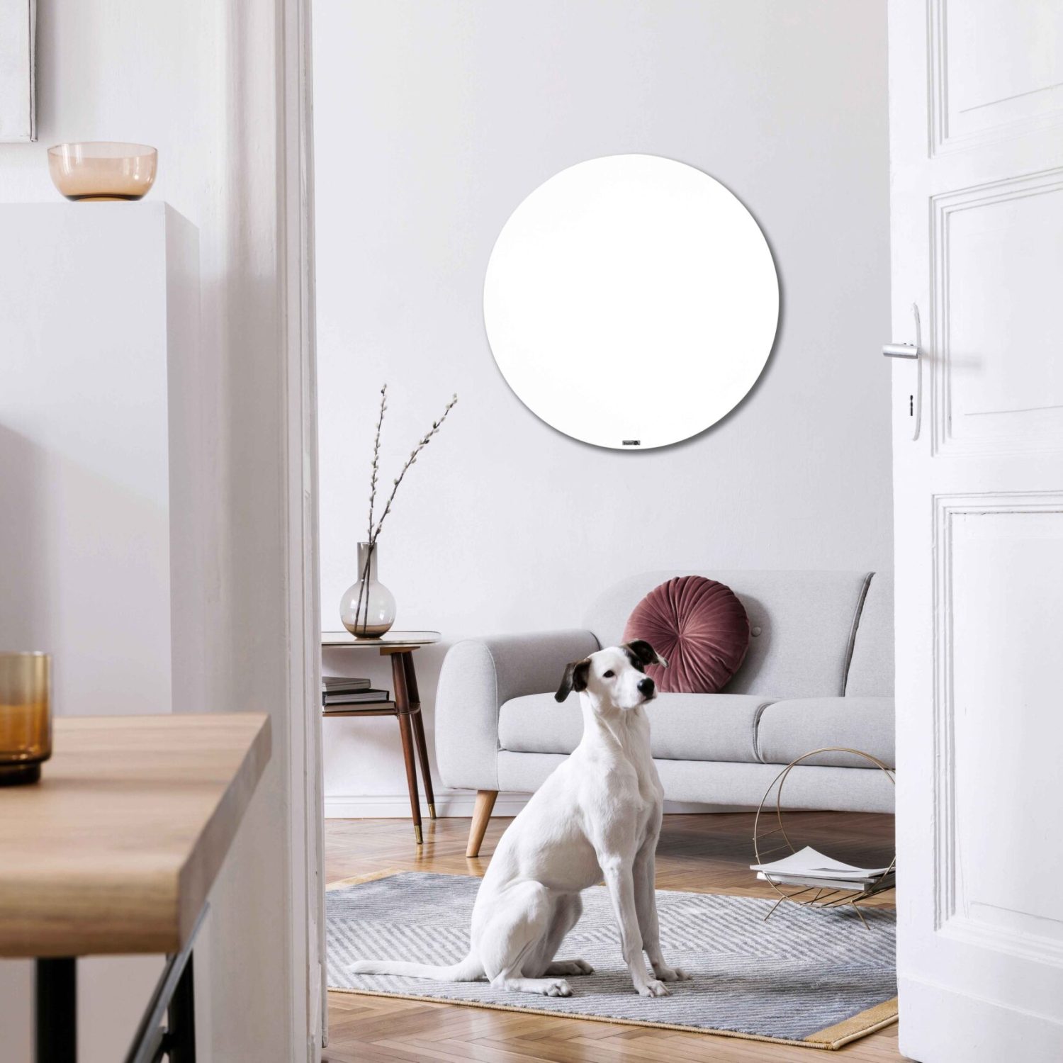redwell-infrarotheizung-round-wohnzimmer-hund-scaled