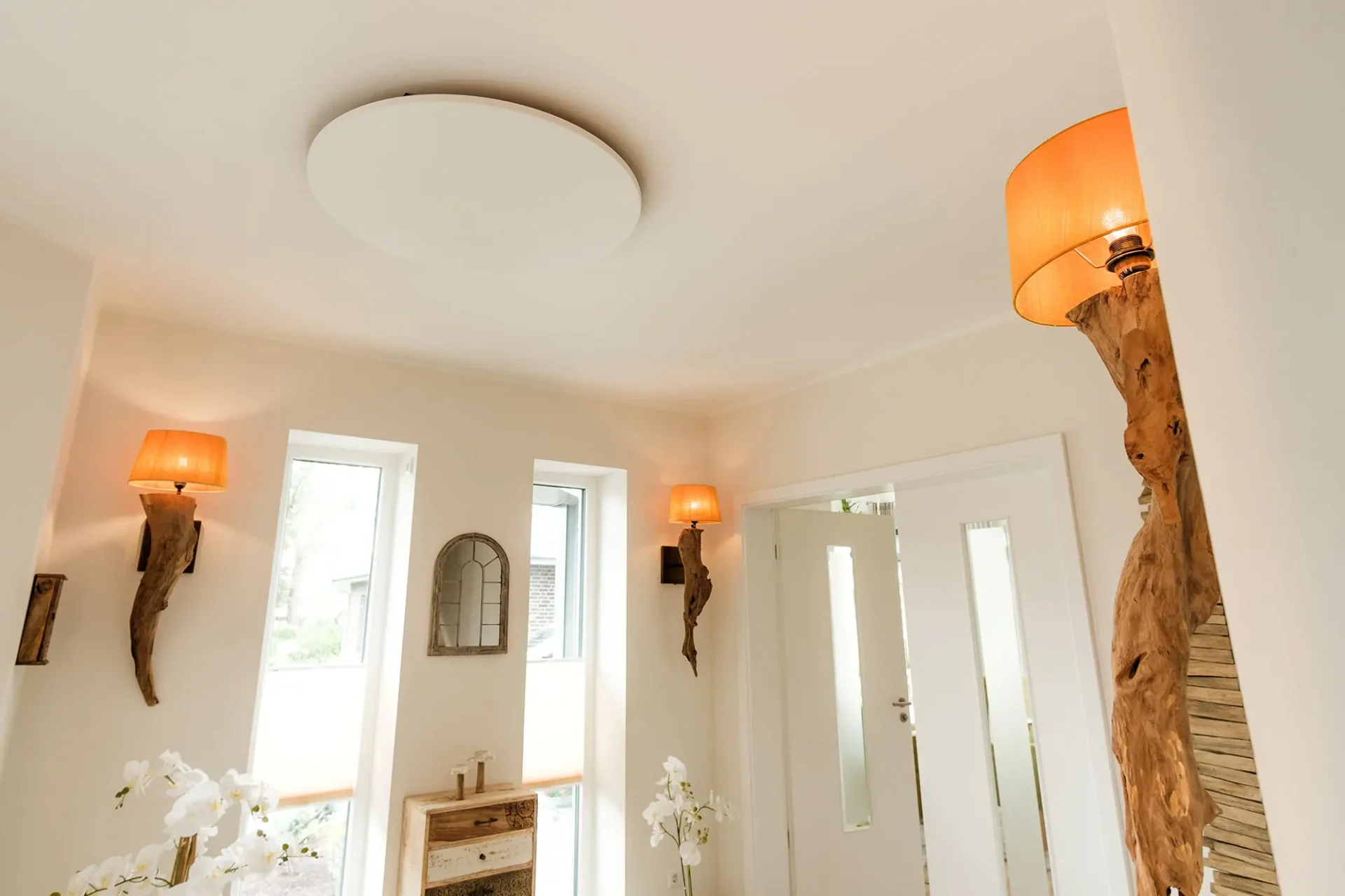 referenz-blowfill-redwell-infrarotheizung-neubau-round-deckenheizung