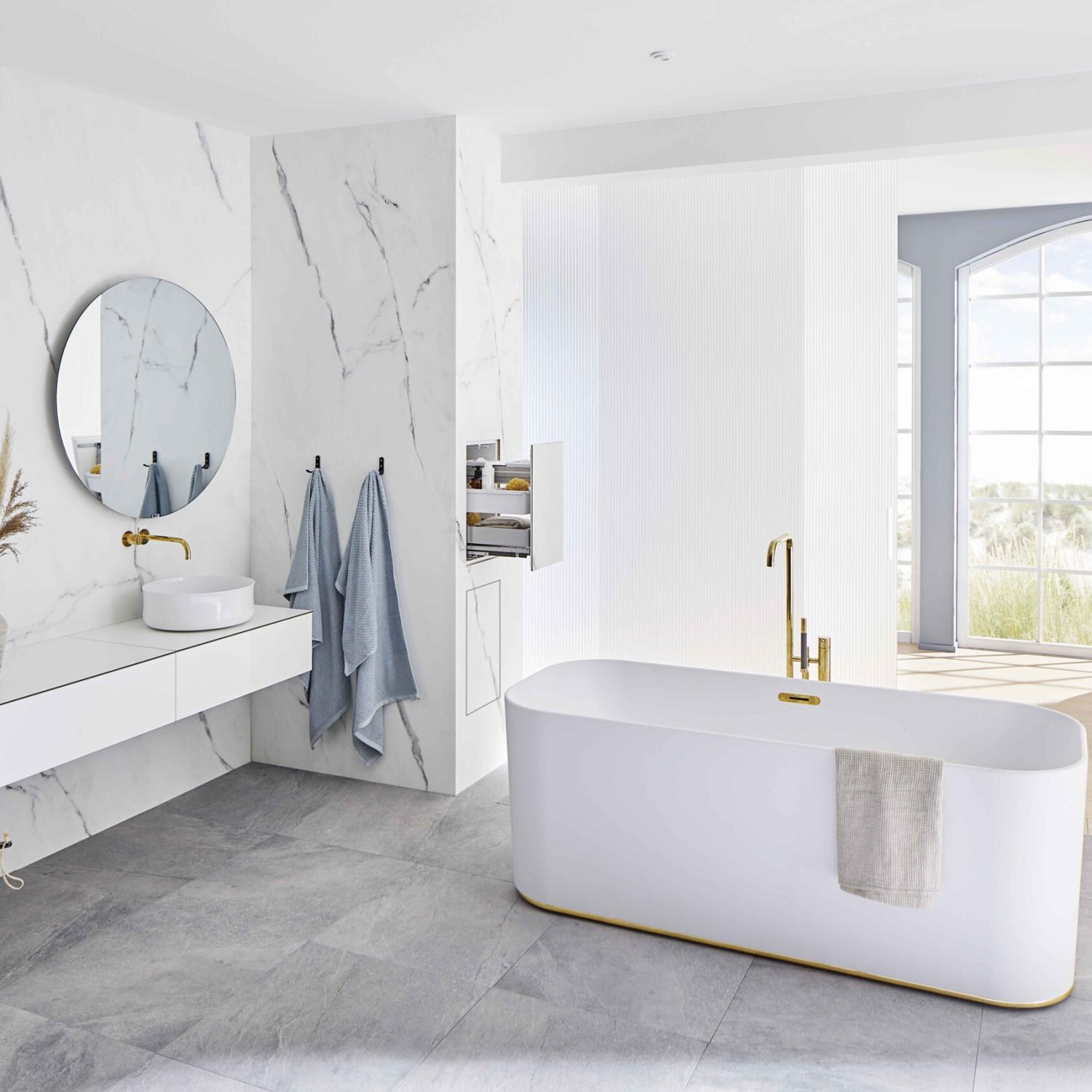 spiegelheizung-round-badezimmer-redwell-spiegel-heizung-rund-marmor-scaled