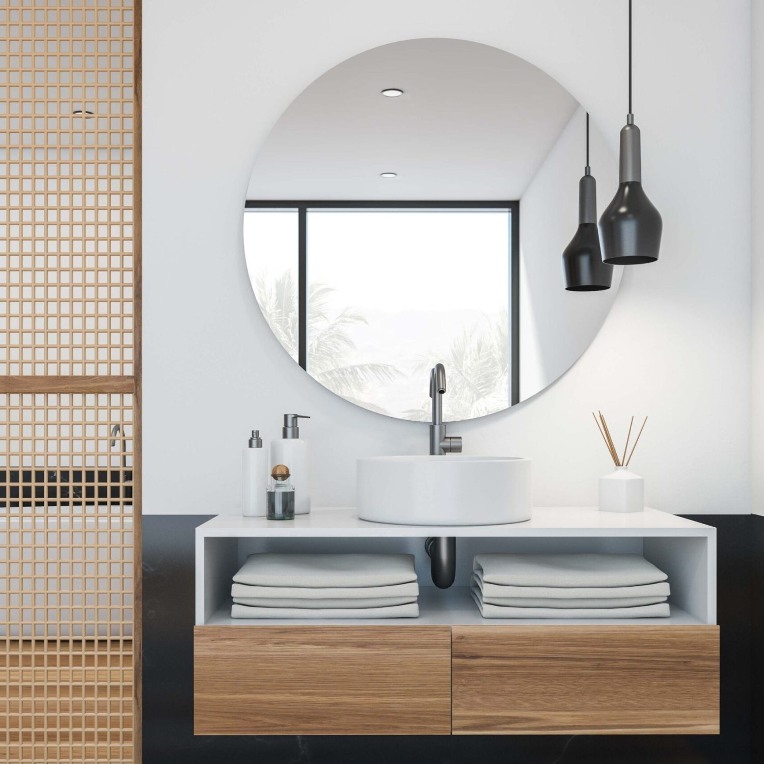spiegelheizung-round-badezimmer-redwell-spiegel-heizung-rund-warme-scaled